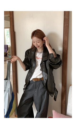 large lapel coat