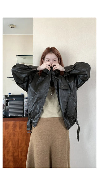 large lapel coat