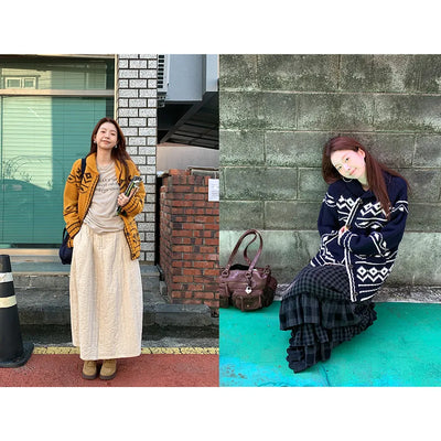 jacquard wool coat