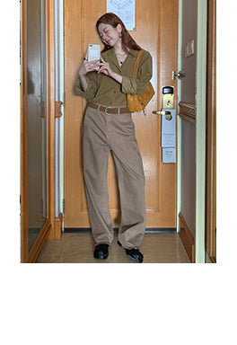 yellow corduroy shirt