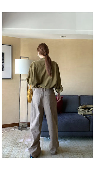 yellow corduroy shirt