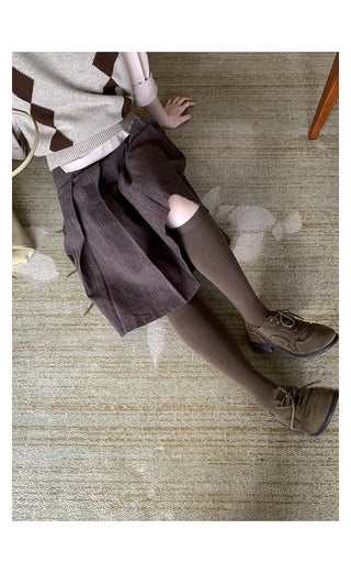 vertical stripe skirt