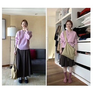 vertical stripe skirt