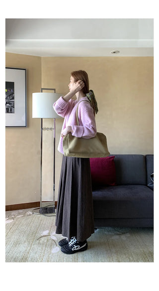 vertical stripe skirt