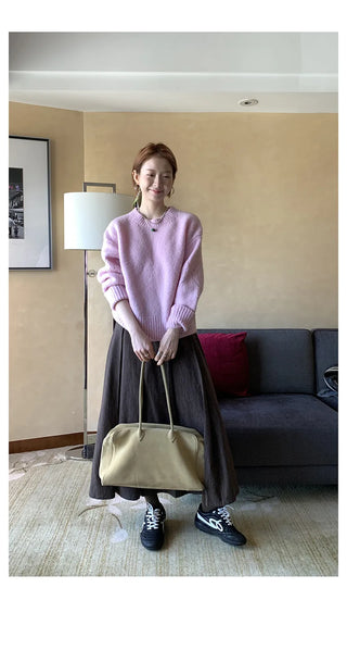 vertical stripe skirt