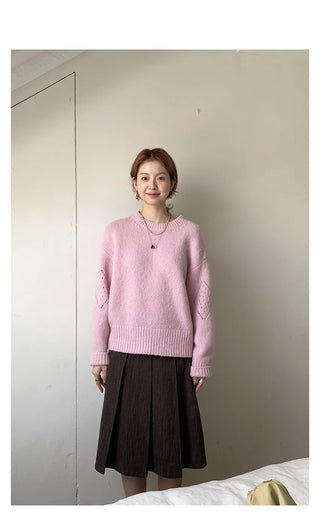 vertical stripe skirt