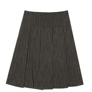 vertical stripe skirt