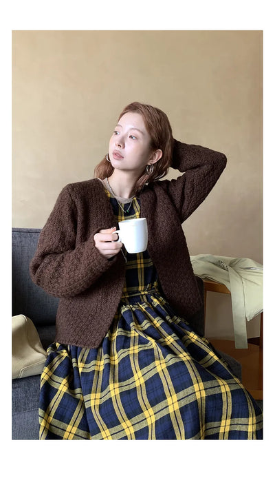 v-neck cardigan