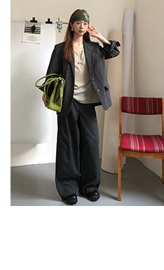 linen texture blazer