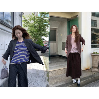 linen texture blazer