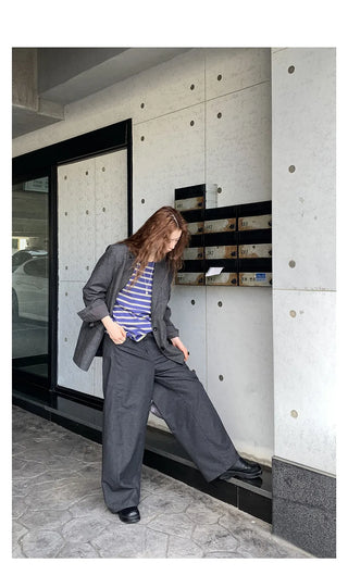 linen texture blazer