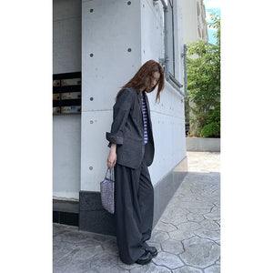 linen texture blazer