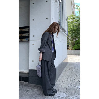 linen texture blazer