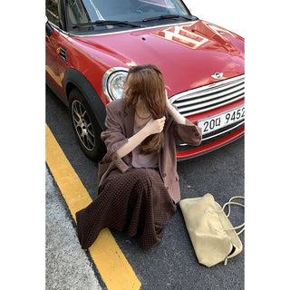 linen texture blazer