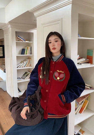 embroidery baseball jacket