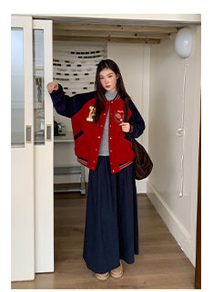 embroidery baseball jacket