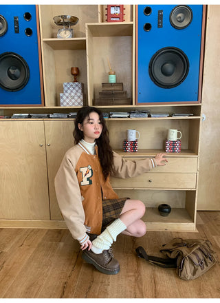 embroidery baseball jacket