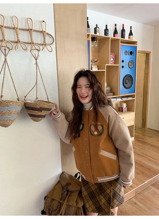 embroidery baseball jacket