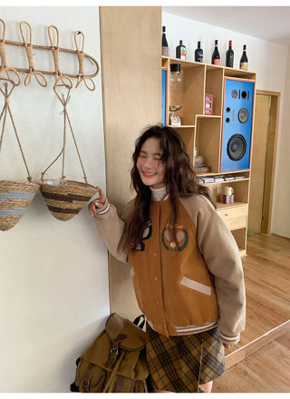 embroidery baseball jacket