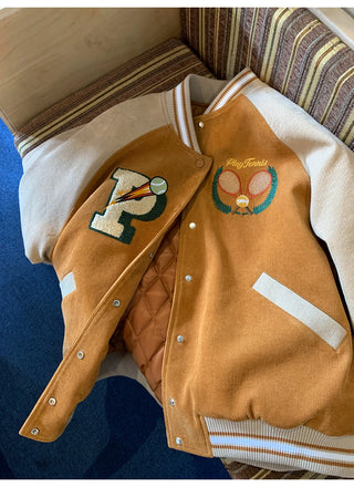 embroidery baseball jacket