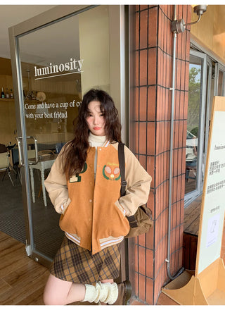 embroidery baseball jacket