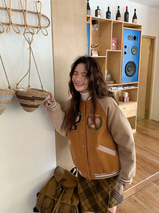 embroidery baseball jacket