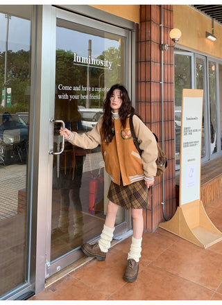 embroidery baseball jacket