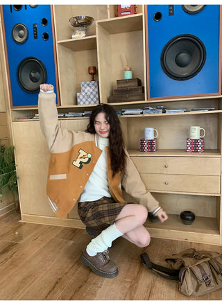 embroidery baseball jacket