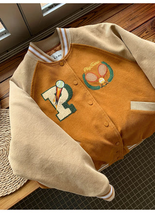 embroidery baseball jacket