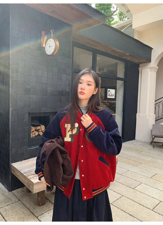 embroidery baseball jacket