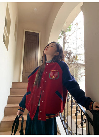 embroidery baseball jacket