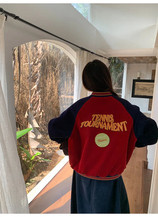 embroidery baseball jacket