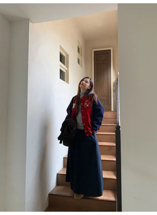 embroidery baseball jacket