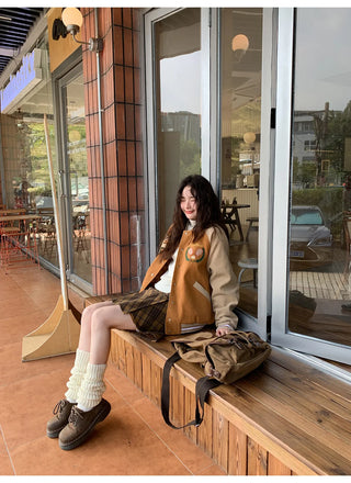 embroidery baseball jacket