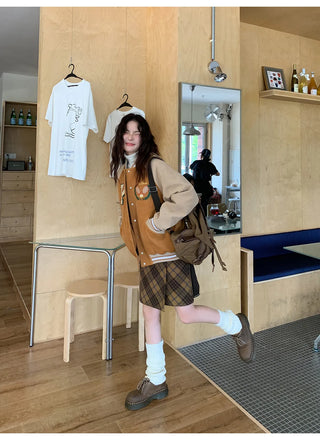 embroidery baseball jacket