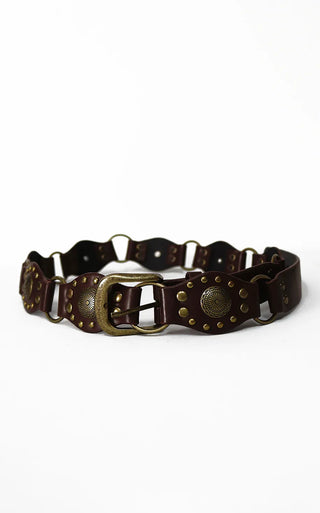 Wrap Velcro Vintage Ching Brown Belt