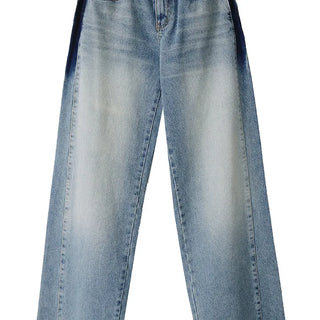 Sensual fleece base soft round U-neck long-sleeved basic tee