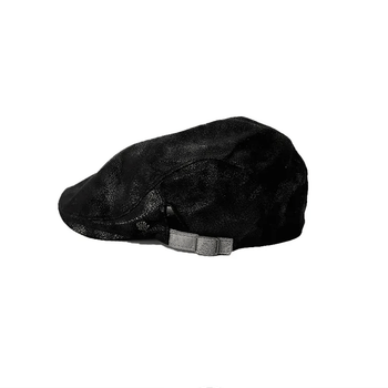 BLACK TO CARGO POCKET CURVED WIDE PANTS