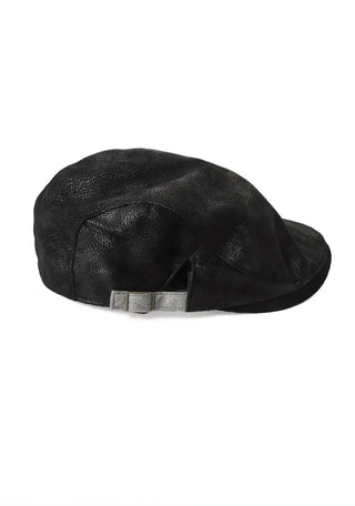 BLACK TO CARGO POCKET CURVED WIDE PANTS