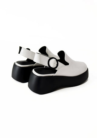 PLATFORM ROPPER BUCKLE PUFF SANDLE