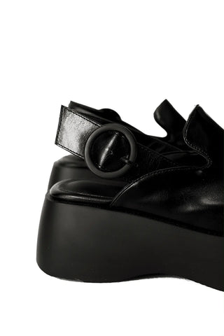 PLATFORM ROPPER BUCKLE PUFF SANDLE