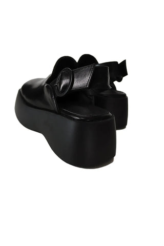 PLATFORM ROPPER BUCKLE PUFF SANDLE