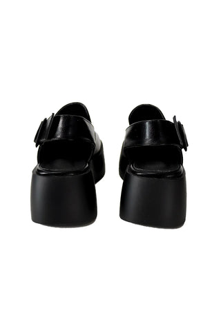PLATFORM ROPPER BUCKLE PUFF SANDLE