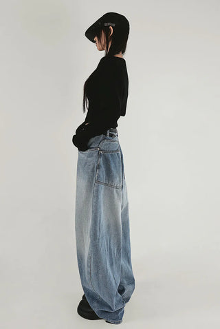 Dell Volume V-Neck Button Neck Cardigan Black