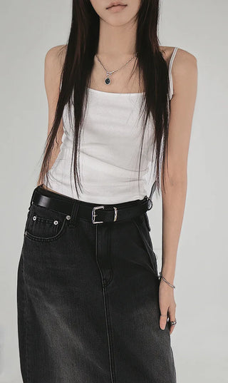 BRIT DAILY U-NECK HALF SLEEVELESS