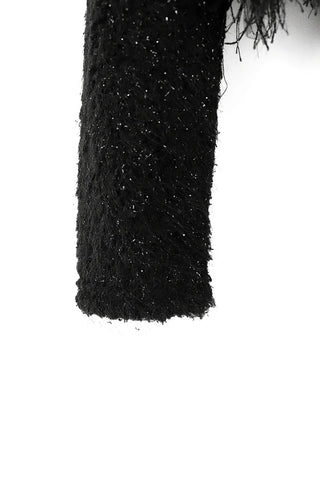 Robin Tweed Surgery Damage Bolero Knit Cardigan