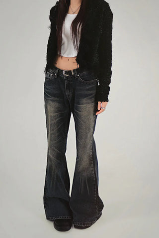 Robin Tweed Surgery Damage Bolero Knit Cardigan