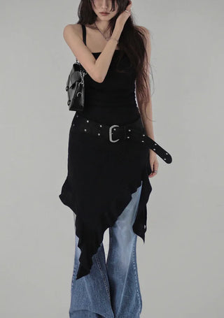 PURE CAT SEMI WIDE BOOTCUT DENIM PANTS