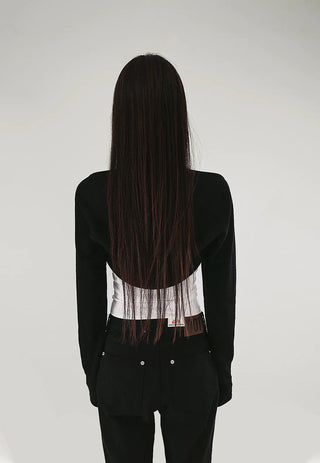 New Basic Rivet Cotton Slim Wide Semi Bootcut Pants