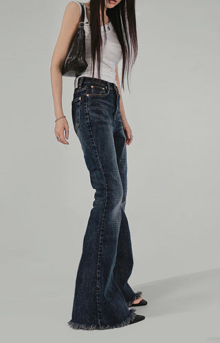 Benher One-Off Shoulder Unbal Buckle Sleeveless T-Shirt